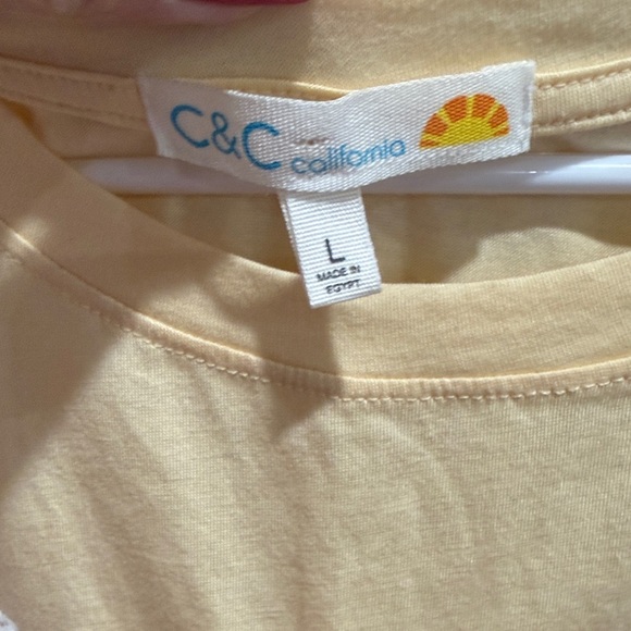 C&C California Yellow Graphic Short Sleeve Tee - Picture 2 of 3